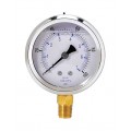 Weksler Glass 251l5pr Glycerin Filled Gauge with bottom connection, 0 to 1500 psi, 2.5&amp;quot; dial, Clearance Pricing-