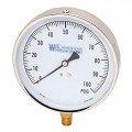 Weksler Glass EA14NDOM Dual Scale Pressure Gauge, 30 psi/kPa, 4.5&amp;quot;, Clearance Pricing-